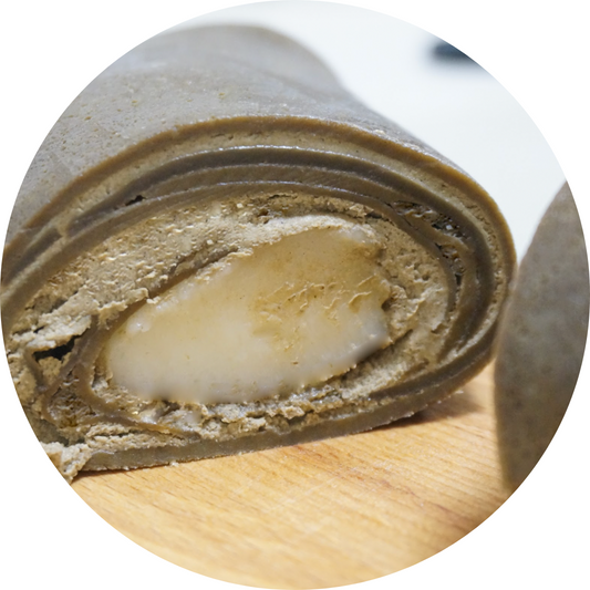 毛巾卷食譜【焙茶麻糬口味】