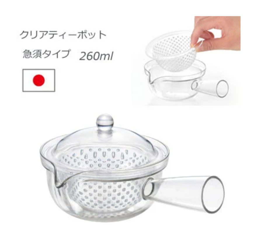日本製透明急須不易碎茶壺煎茶玄米茶– MatchaEasy