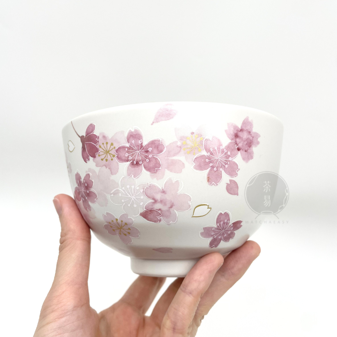 日本製櫻花抹茶碗 | 初心者推薦陶瓷茶碗