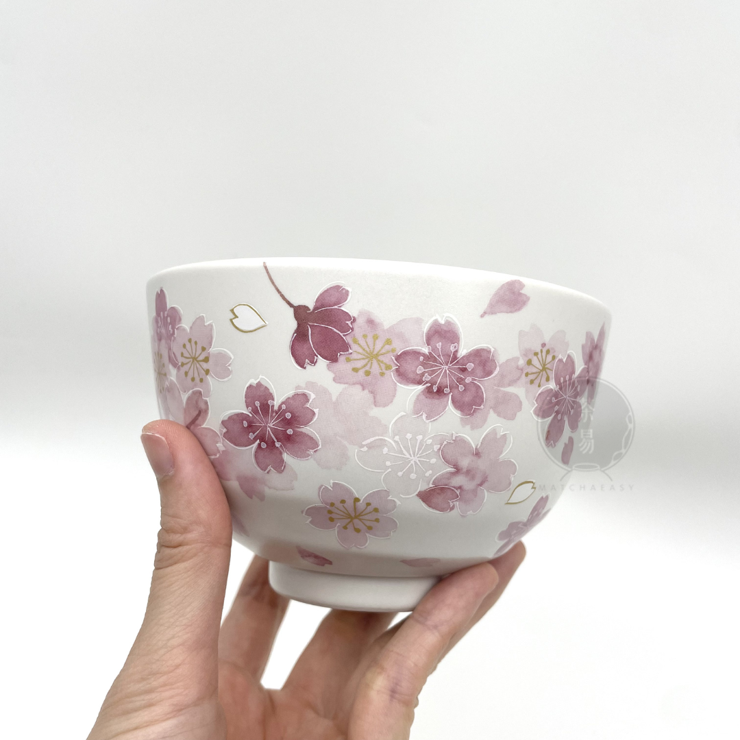 日本製櫻花抹茶碗 | 初心者推薦陶瓷茶碗