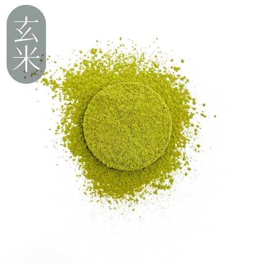 焙米香玄米茶粉 粉末 | Roasted Rice Aroma Genmaicha Powder Texture